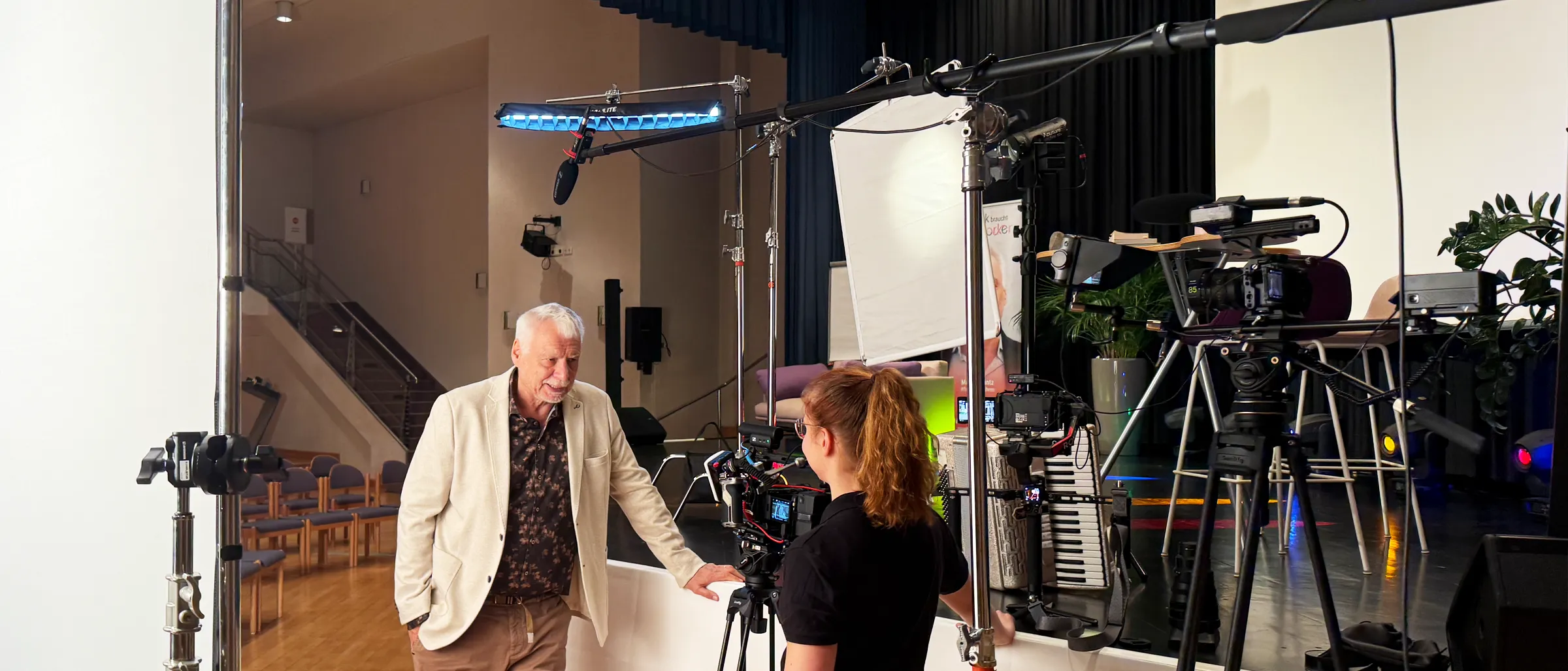 Das Bornvisions Team am Set - Filmproduktion in Aktion